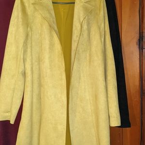 Like new faux leather blazer